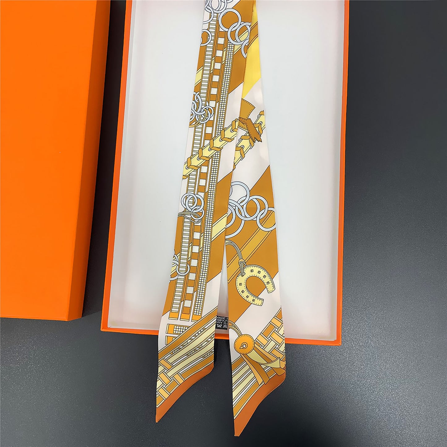 Hoof Whip Printed Skinny Scarf | Bag Handle | Bag Accessories | Hair Ribbon Headband | Neck Scarf
