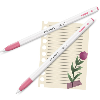 Apple Pencil Skin 2 Pack Ultra Thin 3M Vinyl Cover for Pro & 2nd Gen | Premium Vinyl Greenguard Gold Ink Full wrap Cover Case