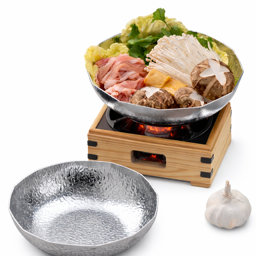 Premium Sukiyaki Pot Shabu Hot Pot 흑백요리사 최강록 셰프 스키야키팬  | Korean style Multi-Purpose Cookware for Shabu Ramen, Cooking Bowl, Serving Platter Culinary class Wars Pot 스키야키팬, 전골, 나베