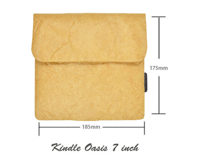Tyvek Tablet E-Reader Kindle Oasis Sleeve 6-7inch Pouch Scrapbooking Stickers Organizer | Vintage/Retro Style Fiber Paper Sleeve Case Bag Pouch for Tablet Waterproof