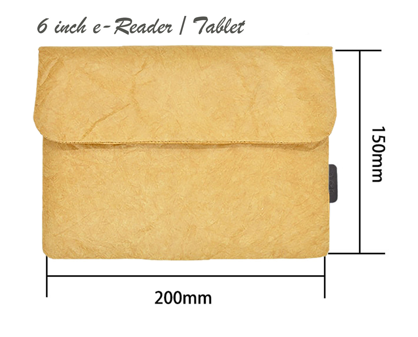 Tyvek Tablet E-Reader Kindle Oasis Sleeve 6-7inch Pouch Scrapbooking Stickers Organizer | Vintage/Retro Style Fiber Paper Sleeve Case Bag Pouch for Tablet Waterproof