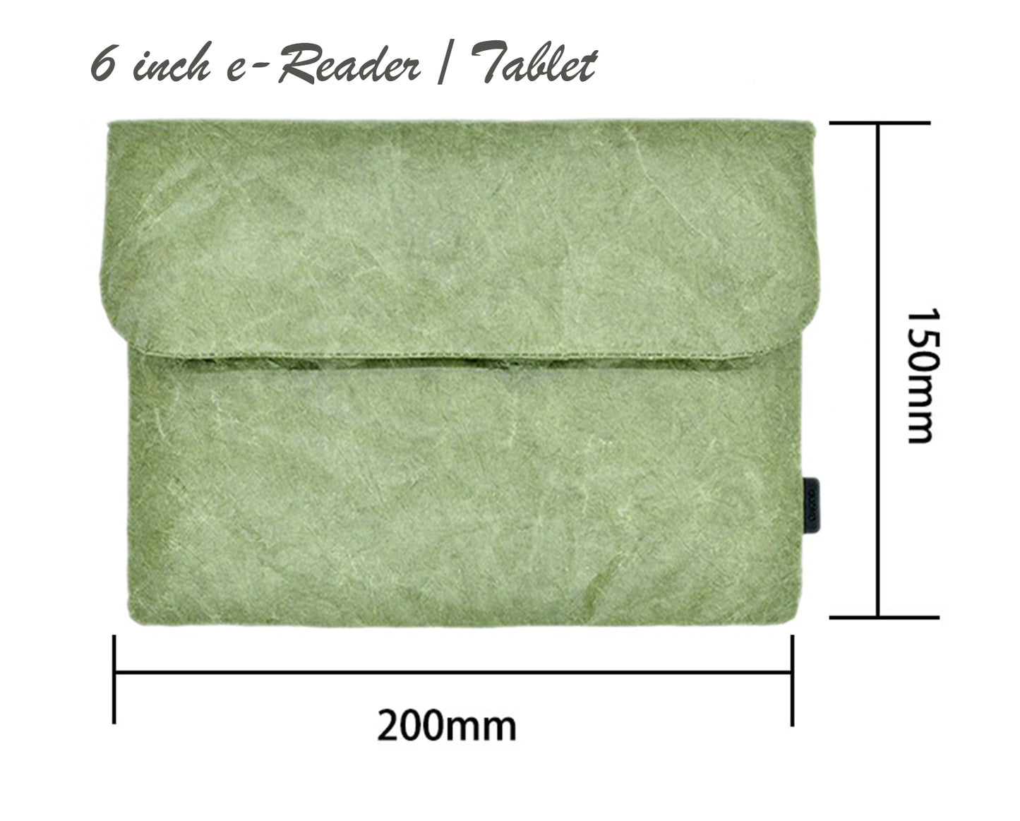 Tyvek Tablet E-Reader Kindle Oasis Sleeve 6-7inch Pouch Scrapbooking Stickers Organizer | Vintage/Retro Style Fiber Paper Sleeve Case Bag Pouch for Tablet Waterproof