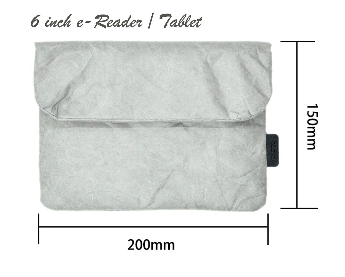 Tyvek Tablet E-Reader Kindle Oasis Sleeve 6-7inch Pouch Scrapbooking Stickers Organizer | Vintage/Retro Style Fiber Paper Sleeve Case Bag Pouch for Tablet Waterproof