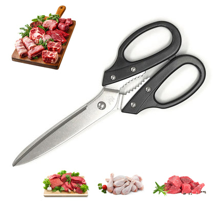 Tanaka Kitchen Shears Heavy Duty Japanese Stainless Steel 강주은 주방가위 | Multipurpose Kitchen Scissors Diamond Cut Japan Scissors 타나카 방산시장 깡스가위
