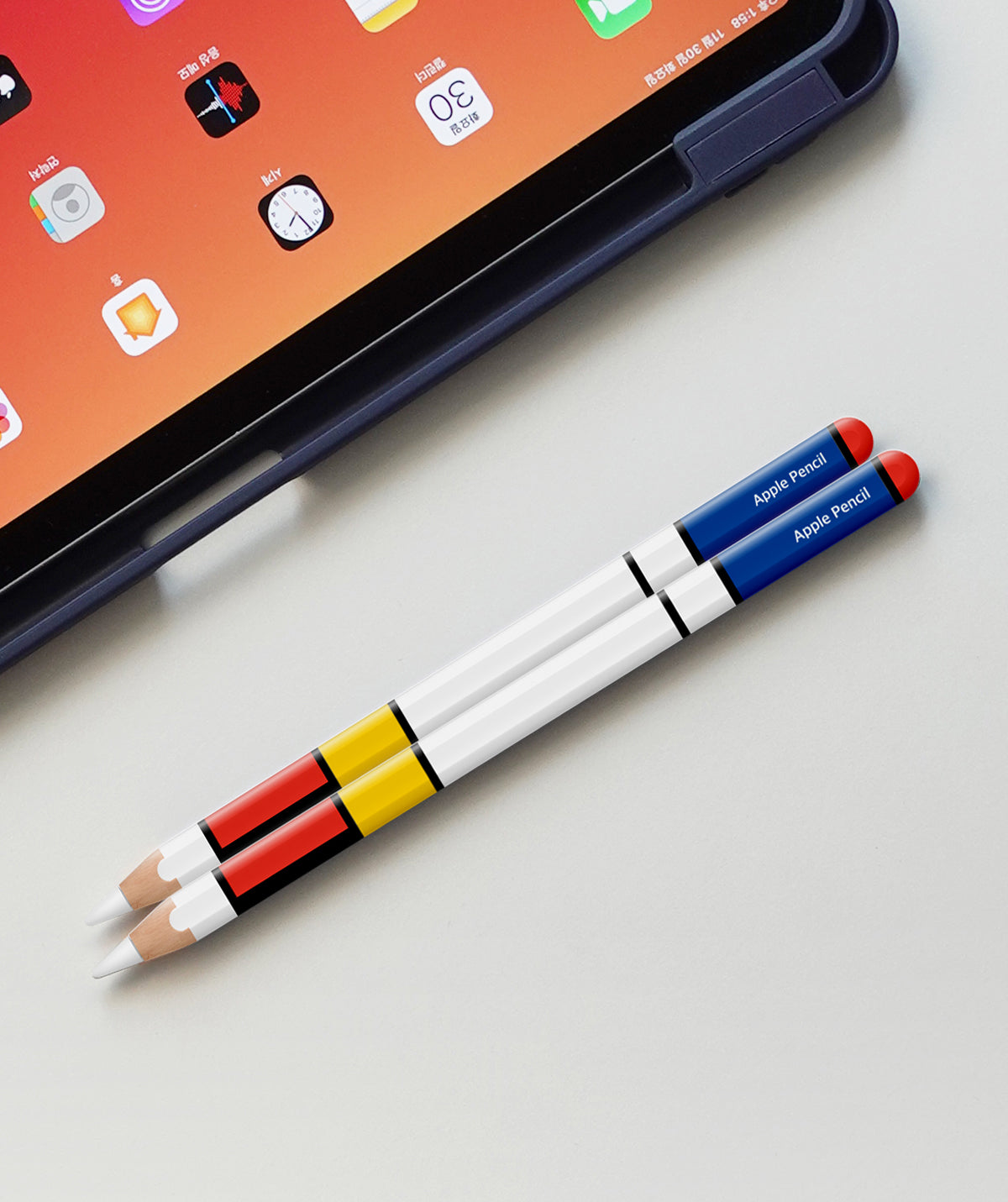 Apple Pencil Skin [2 Pack] Ultra Thin 3M Premium Vinyl Cover Ice Cream Design - 2nd Generation