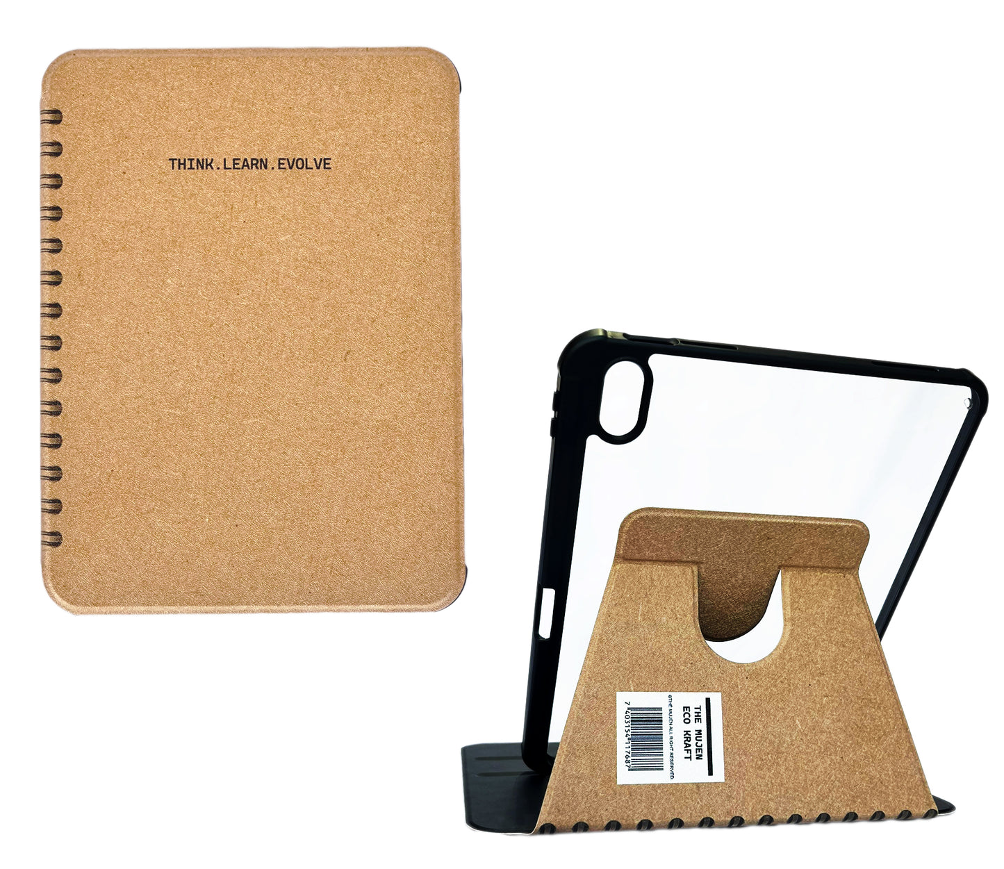 Retro Vibe Notebook iPad Case iPad 10-11 Air 11 Mini 6-7 Protective Cover | Vintage Style Notebook Design iPad Case Slim Stand Protective Cover Full Body Protective Cover