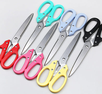 Tanaka Kitchen Shears Heavy Duty Japanese Stainless Steel 강주은 주방가위 | Multipurpose Kitchen Scissors Diamond Cut Japan Scissors 타나카 방산시장 깡스가위