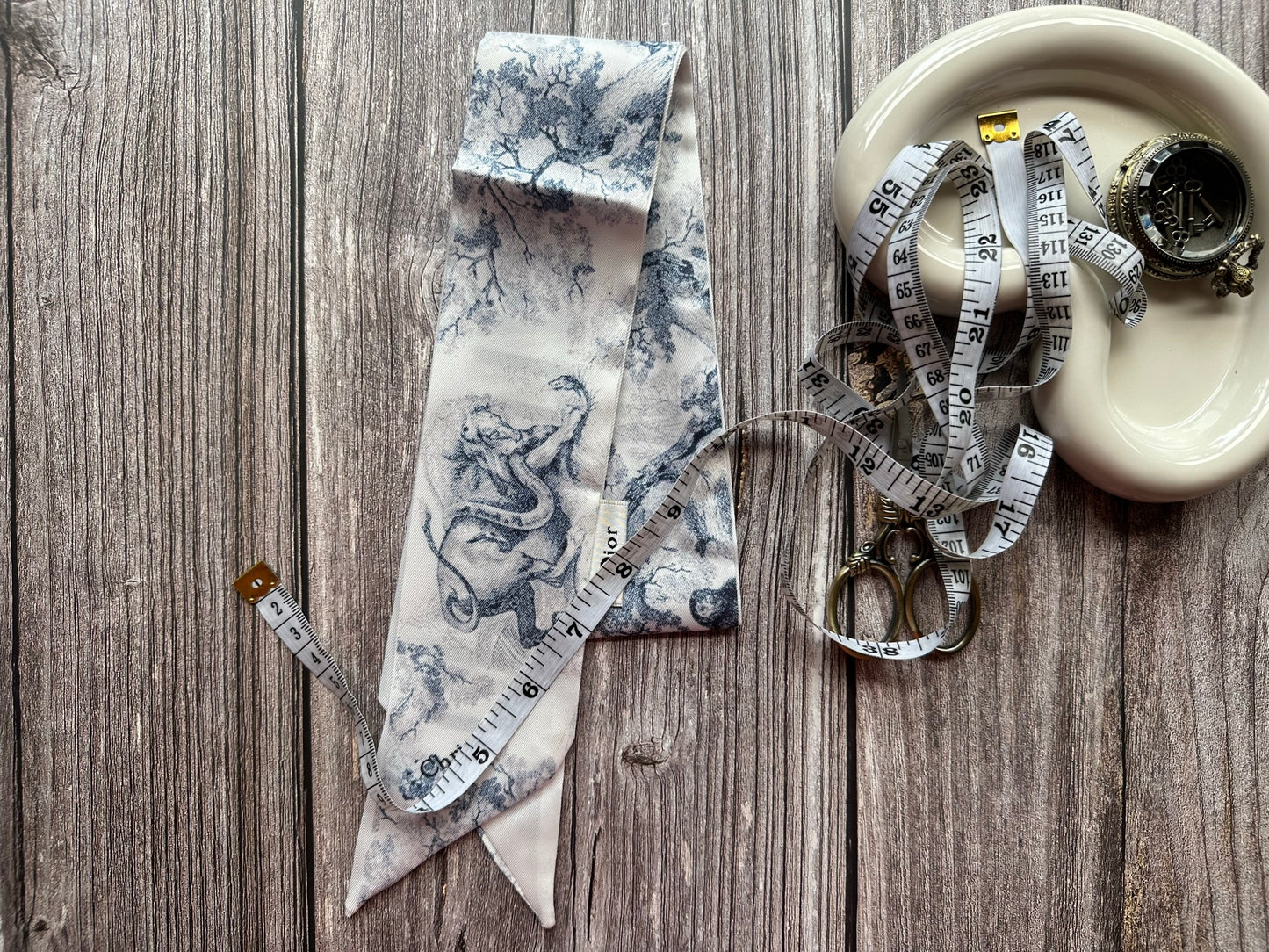 Handmade Leopard Printed Skinny Scarf | Bag Handle | Bag Accessories | Hair Ribbon Headband | Neck Scarf