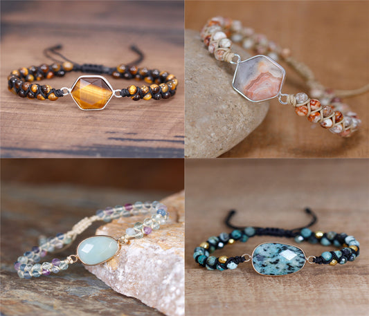 Handmade Bracelets| Healing Natural Stone Bracelets| Beads Bracelets