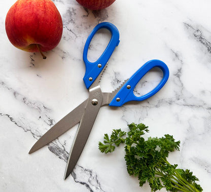 Tanaka Kitchen Shears Heavy Duty Japanese Stainless Steel 강주은 주방가위 | Multipurpose Kitchen Scissors Diamond Cut Japan Scissors 타나카 방산시장 깡스가위