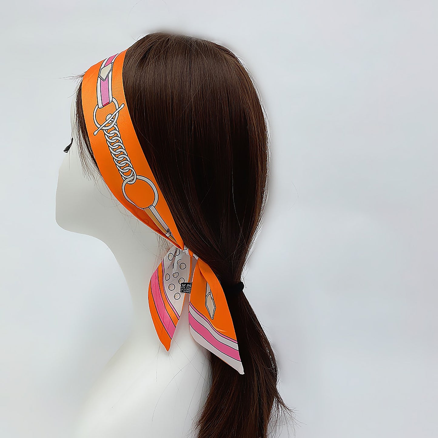 Belt Printed Skinny Scarf | Bag Handle | Bag Charm | Hair Ribbon Headband | Neck Scarf