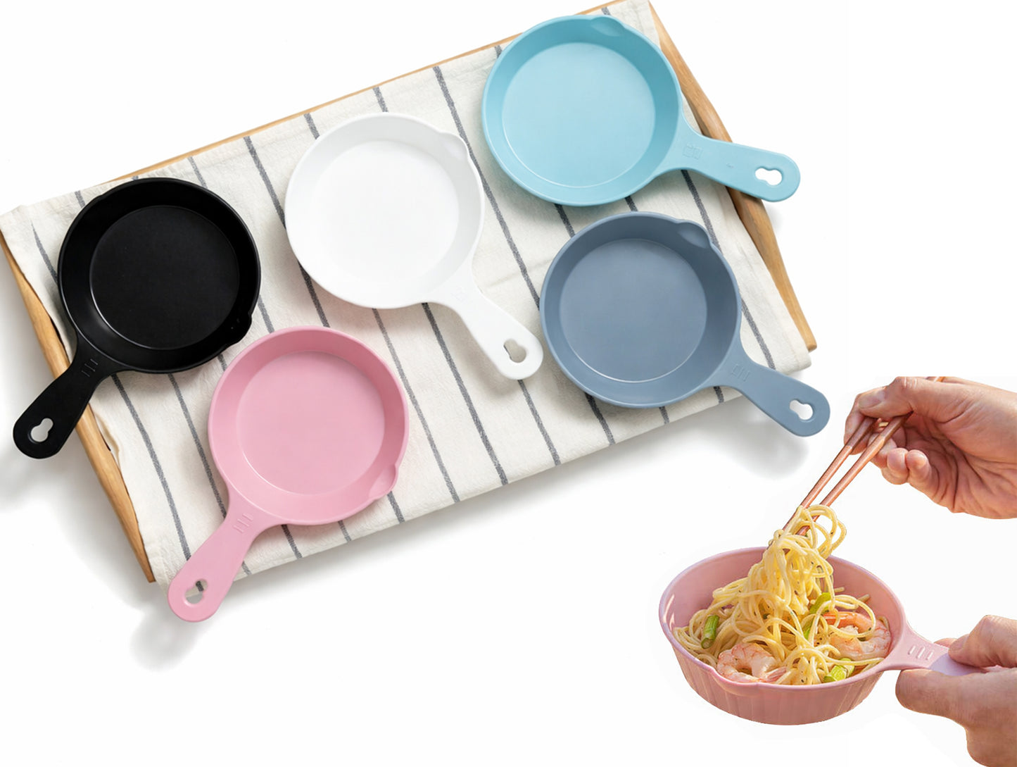 Made in Korea Handled Plate Bowls Microwave Dishwasher Safe 먹방 손잡이 앞접시 | Appetizer, Snack plate, Soup Bowls, Cereal Bowl Dessert Plates Salad Bowl with Handle 먹방 그릇 앞접시