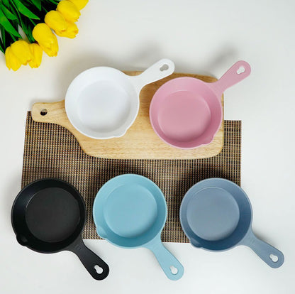 Made in Korea Handled Plate Bowls Microwave Dishwasher Safe 먹방 손잡이 앞접시 | Appetizer, Snack plate, Soup Bowls, Cereal Bowl Dessert Plates Salad Bowl with Handle 먹방 그릇 앞접시