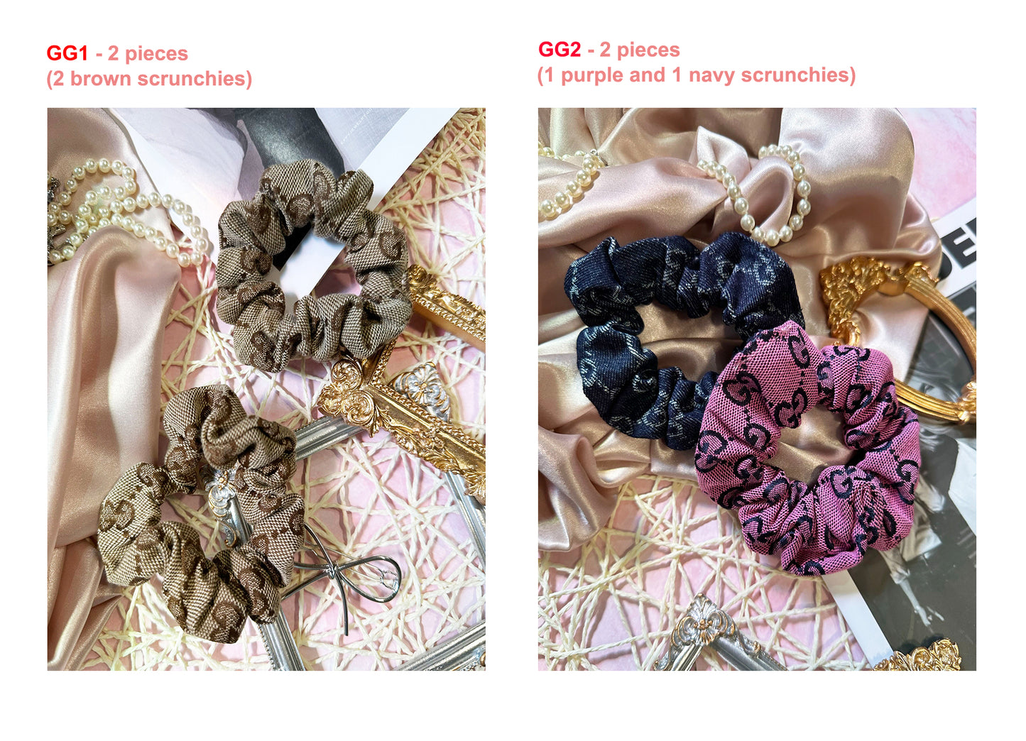 GC Premium Hair Scrunchies Pack